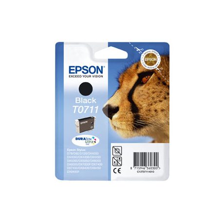 EPSON T07114011 Tintapatron Stylus D78, D92, D120 nyomtatókhoz, EPSON, fekete, 7,4ml