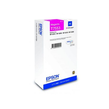 EPSON T755340 Tintapatron WF8590, 8510, 8090 nyomtatókhoz, EPSON, magenta, 39ml