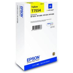   EPSON T755440 Tintapatron WF8590, 8510, 8090 nyomtatókhoz, EPSON, sárga, 39ml