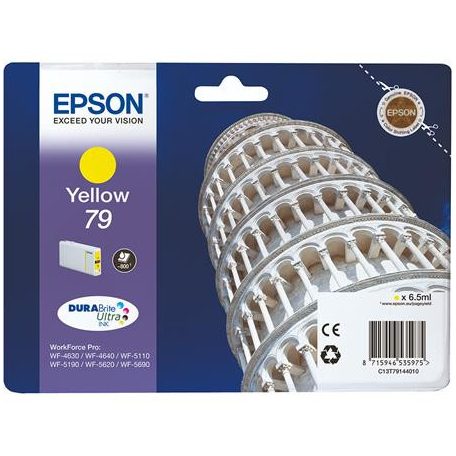 EPSON T79144010 Tintapatron Workforce Pro WF-5110, WF-5690 nyomtatókhoz, EPSON, sárga, 0,8k