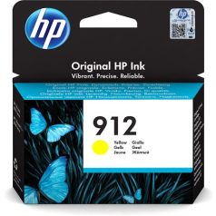   HP 3YL79AE Tintapatron Officejet 8023 All-in-One nyomtatókhoz, HP 912, sárga, 315 oldal
