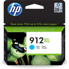   HP 3YL81AE Tintapatron Officejet 8023 All-in-One nyomtatókhoz, HP 912XL, cián, 825 oldal