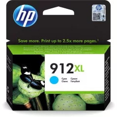   HP 3YL81AE Tintapatron Officejet 8023 All-in-One nyomtatókhoz, HP 912XL, cián, 825 oldal