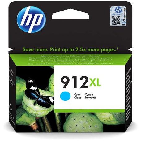 HP 3YL81AE Tintapatron Officejet 8023 All-in-One nyomtatókhoz, HP 912XL, cián, 825 oldal