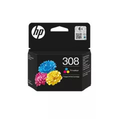   HP 7FP20UE Tintapatron  Deskjet 2900, Envy 6110e nyomtatókhoz, HP 308, színes, 120 oldal