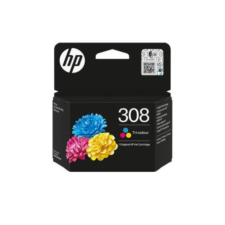 HP 7FP20UE Tintapatron  Deskjet 2900, Envy 6110e nyomtatókhoz, HP 308, színes, 120 oldal