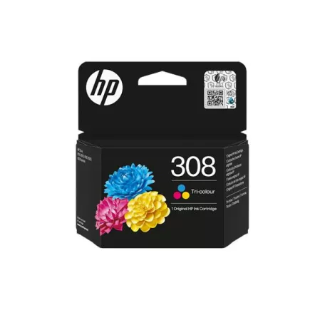 HP 7FP20UE Tintapatron  Deskjet 2900, Envy 6110e nyomtatókhoz, HP 308, színes, 120 oldal