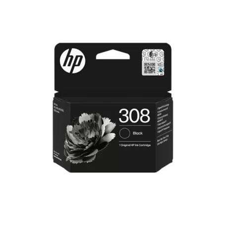 HP 7FP21UE Tintapatron Deskjet 2900, Envy 6110e nyomtatókhoz, HP 308, fekete, 160 oldal