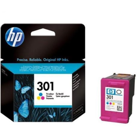 HP CH562EE Tintapatron DeskJet 2050 nyomtatóhoz, HP 301, színes, 165 oldal