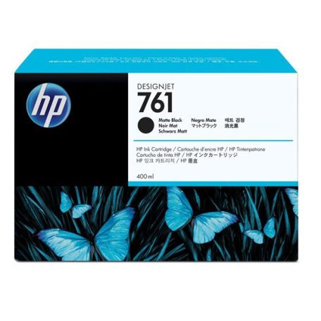 HP CM991A Tintapatron DesignJet T7100 nyomtatóhoz, HP 761, matt fekete, 400 ml