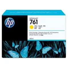   HP CM992A Tintapatron DesignJet T7100 nyomtatóhoz, HP 761, sárga, 400 ml