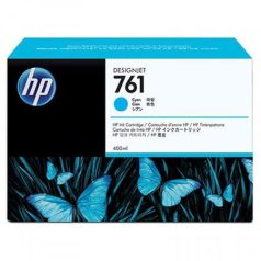   HP CM994A Tintapatron DesignJet T7100 nyomtatóhoz, HP 761, cián, 400 ml