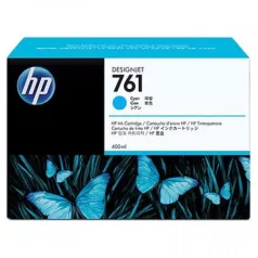   HP CM994A Tintapatron DesignJet T7100 nyomtatóhoz, HP 761, cián, 400 ml