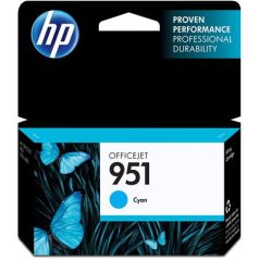   HP CN050AE Tintapatron OfficeJet Pro 8100, 8600 nyomtatókhoz, HP 951, cián, 0,75k