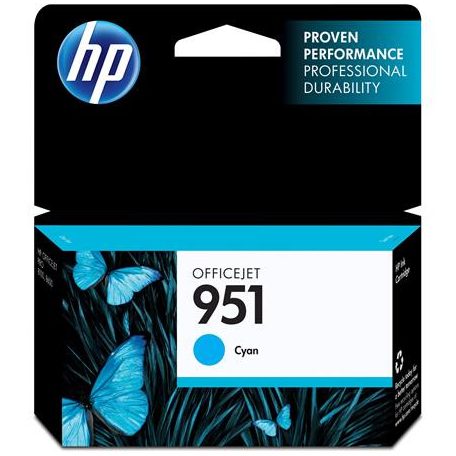 HP CN050AE Tintapatron OfficeJet Pro 8100, 8600 nyomtatókhoz, HP 951, cián, 0,75k