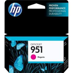   HP CN051AE Tintapatron OfficeJet Pro 8100, 8600 nyomtatókhoz, HP 951, magenta, 0,75k