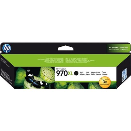 HP CN625AE Tintapatron OfficeJet Pro X451, X476, X551, X576 nyomtatókhoz, HP 970xl, fekete, 9,2k