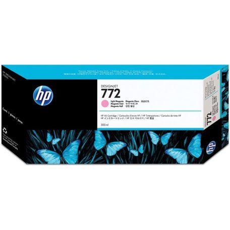 HP CN631A Tintapatron DesignJet Z5200 nyomtatóhoz, HP 772, világos magenta, 300ml