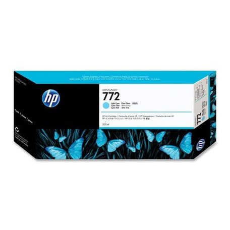 HP CN632A Tintapatron DesignJet Z5200 nyomtatóhoz, HP 772, világos cián, 300ml