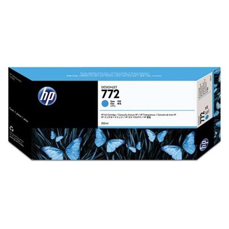 HP CN636A Tintapatron DesignJet Z5200 nyomtatóhoz, HP 772, cián, 300ml