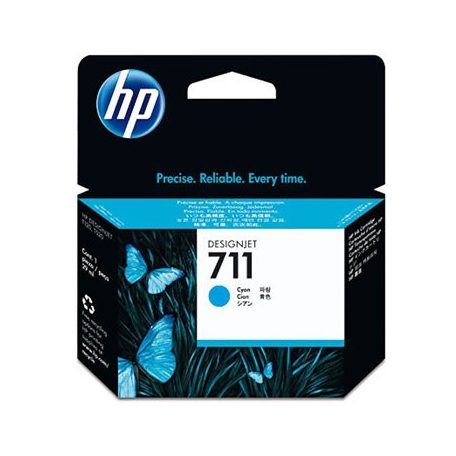 HP CZ130A Tintapatron DesignJet T120,T520 nyomtatókhoz, HP 711, cián, 29 ml