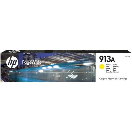 HP F6T79AE Tintapatron PageWide 352, 377, PageWide Pro 452, 477 nyomtatókhoz, HP 913, sárga, 3,5k