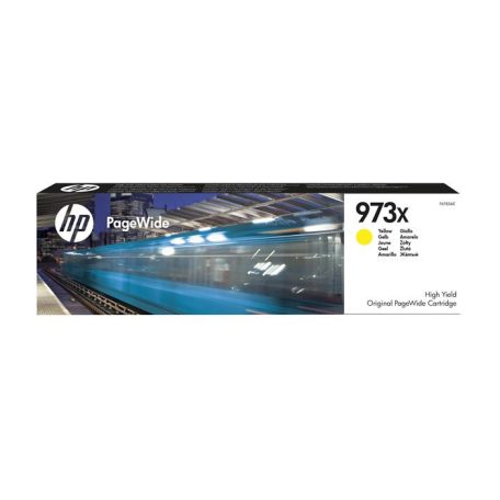 HP F6T83AE Tintapatron PageWide Pro 452, 477, Managed P57750, P55250 nyomtatókhoz, HP 973X, sárga, 7k