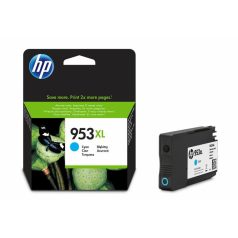   HP F6U16AE Tintapatron OfficeJet Pro 8210, 8700-as sorozathoz, HP 953XL, cián, 1,6k