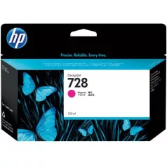   HP F9J66A Tintapatron DesignJet T730, T830 nyomtatókhoz, HP 728, magenta, 130 ml