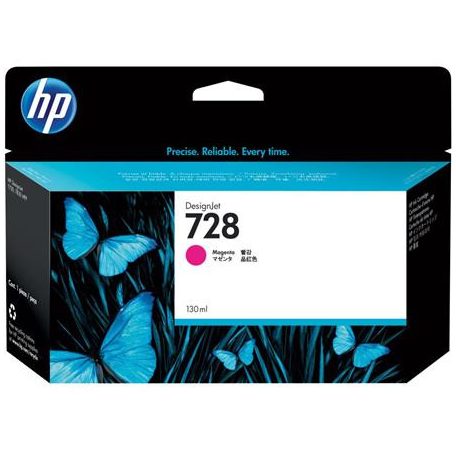 HP F9J66A Tintapatron DesignJet T730, T830 nyomtatókhoz, HP 728, magenta, 130 ml