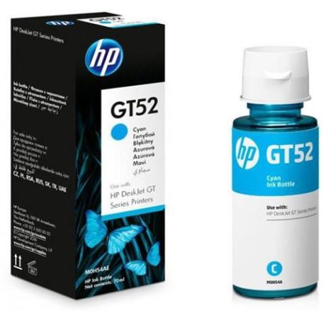 HP M0H54AE Tinta, Designjet GT 5810, InkTank 410 nyomtatókhoz, HP GT52, cián, 8k