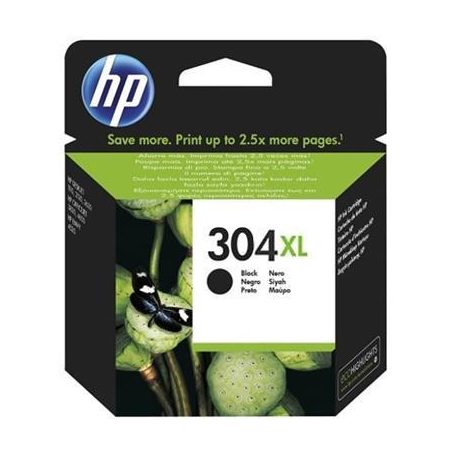 HP N9K08AE Tintapatron DeskJet 3720, 3730 nyomtatóhoz, HP 304XL, fekete