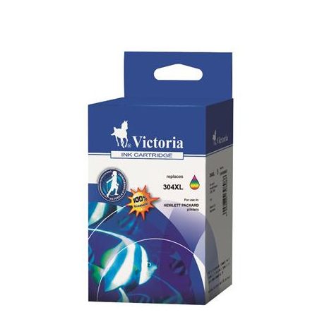 VICTORIA TECHNOLOGY Kompatibilis Tintapatron DeskJet 3720, 3730 nyomtatóhoz, VICTORIA TECHNOLOGY 304XL, színes, 7 ml (N9K07AE alternatíva)