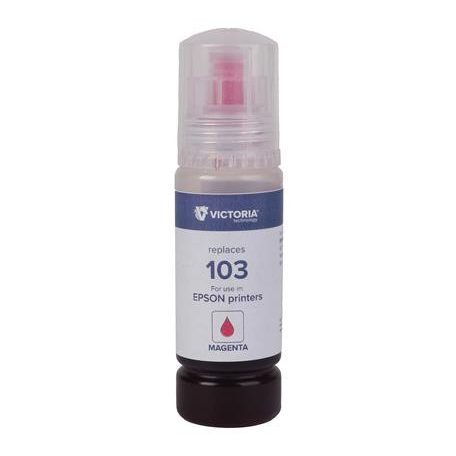VICTORIA TECHNOLOGY T00S34A Tinta EcoTank L3110, L3150, L1110 nyomtatókhoz, VICTORIA TECHNOLOGY 103, magenta, 65 ml