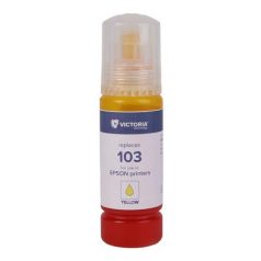   VICTORIA TECHNOLOGY T00S44A Tinta EcoTank L3110, L3150, L1110 nyomtatókhoz, VICTORIA TECHNOLOGY 103, sárga, 65 ml
