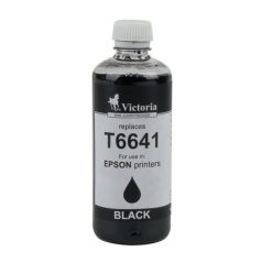  VICTORIA TECHNOLOGY T66414 Tinta, L100, 200mfp nyomtatókhoz, VICTORIA TECHNOLOGY, fekete, 100ml