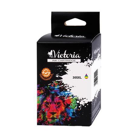 VICTORIA TECHNOLOGY Kompatibilis Tintapatron Deskjet 2320 nyomtatókhoz, VICTORIA TECHNOLOGY 305XL, színes, 300 oldal (3YM63AE alternatíva)