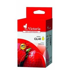   VICTORIA TECHNOLOGY CLI-8Y Tintapatron Pixma iP4200, 4300, 4500 nyomtatókhoz, VICTORIA TECHNOLOGY, sárga, 15ml