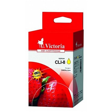 VICTORIA TECHNOLOGY CLI-8Y Tintapatron Pixma iP4200, 4300, 4500 nyomtatókhoz, VICTORIA TECHNOLOGY, sárga, 15ml