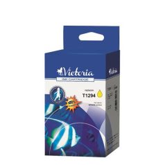   VICTORIA TECHNOLOGY T12944012 Tintapatron Stylus SX420W, SX425W, SX525WD nyomtatókhoz, VICTORIA TECHNOLOGY, sárga, 15ml