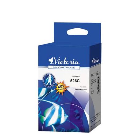 VICTORIA TECHNOLOGY CLI-526C Tintapatron Pixma iP4850, MG5150, 5250 nyomtatókhoz, VICTORIA TECHNOLOGY, cián, 9ml