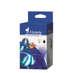   VICTORIA TECHNOLOGY Kompatibilis Tintapatron DeskJet 3920, 3940 nyomtatókhoz, VICTORIA TECHNOLOGY 21xl, fekete, 18ml (C9351CE alternatíva)