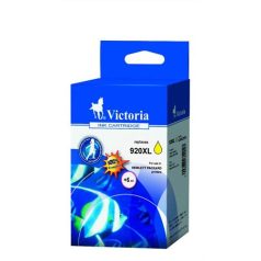   VICTORIA TECHNOLOGY Kompatibilis Tintapatron OfficeJet 6000, 6500 nyomtatókhoz, VICTORIA TECHNOLOGY 920XL, sárga, 12ml (CD974AE alternatíva)