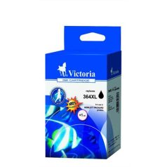   VICTORIA TECHNOLOGY Kompatibilis Tintapatron Photosmart C5380 nyomtatóhoz, VICTORIA TECHNOLOGY 364XL, fekete, 18ml (CN684EE alternatíva)