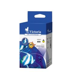   VICTORIA TECHNOLOGY Kompatibilis Tintapatron Deskjet Ink 2510 sor. nyomtatókhoz, VICTORIA TECHNOLOGY 650, színes, 9 ml (CZ102E alternatíva)
