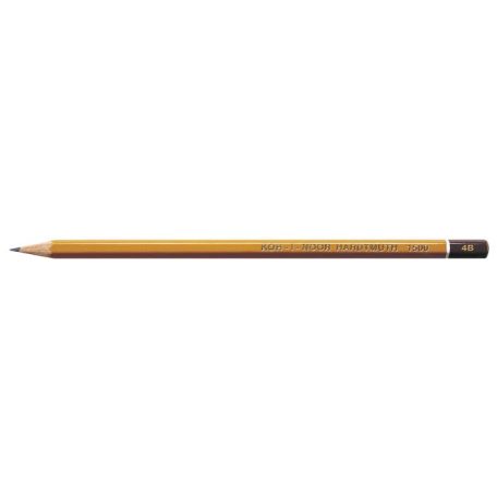KOH-I-NOOR Grafitceruza, 4B, hatszögletű, KOH-I-NOOR "1500"