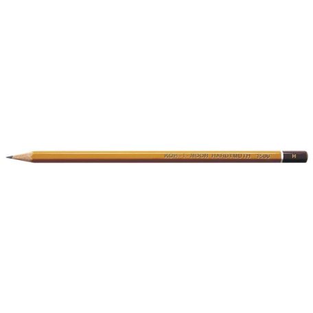 KOH-I-NOOR Grafitceruza, H, hatszögletű, KOH-I-NOOR "1500"