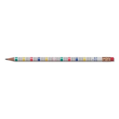 KOH-I-NOOR Grafitceruza radírral, HB, kerek, szorzótáblával, KOH-I-NOOR "1231"