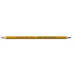   KOH-I-NOOR Postairón, hatszögletű, KOH-I-NOOR "3433", piros-kék