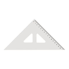   KOH-I-NOOR Háromszög vonalzó, műanyag, 45 °, 16 cm, KOH-I-NOOR
